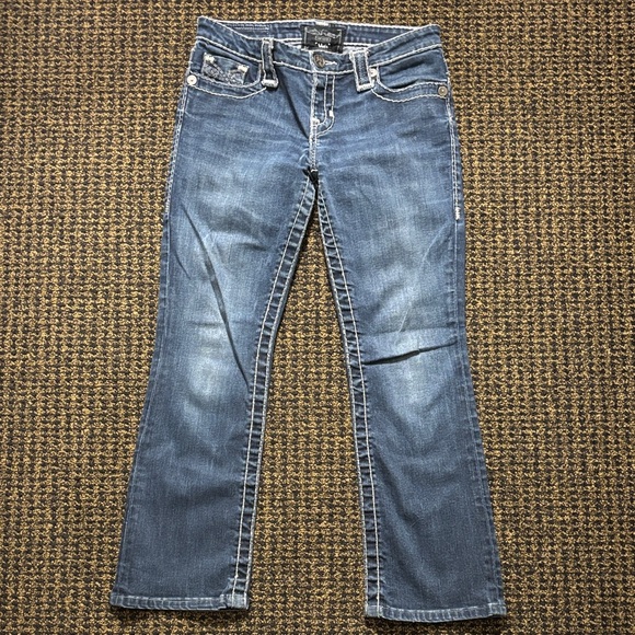 Big Star Denim - Big Star Miki Cotton Blend Stretch Denim Bootcut Blue Jeans Size 27